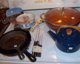 Copper Cookware & Antique Cast Iron