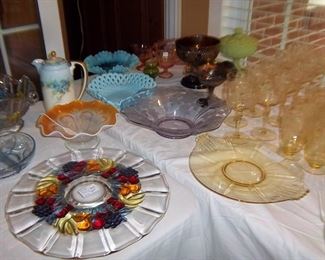 More Carnival and Depression Glass + More