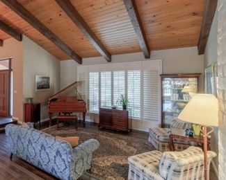 Living Room: PIANO NOT FOR SALE