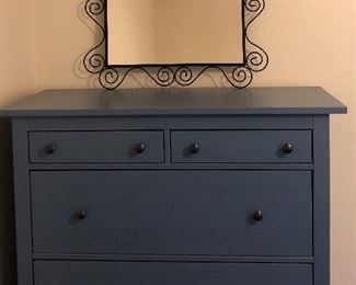 Blue Dresser, Accent Mirror
