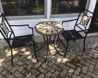 Bistro Table and Two Chairs