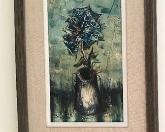 Oil painting,  French , Fleur 