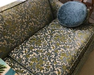 Brocade velvet 2 cushion sofa  Gorgeous!!!