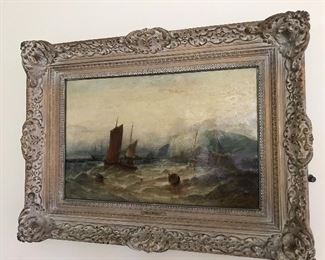 Seascape by William Calcott Knell