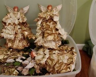 Gorgeous custom made paper mache angels