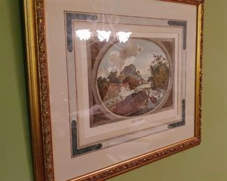 Gorgeous vintage colored Engravings