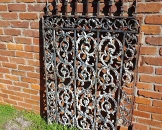 Iron Victorian gate