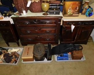 leather furniture, antiques, collectibles, sterling silver coffee service, silver coins, Singer featherweight, Hermes scarf, LeCoulture perpetual clock, too much to list...