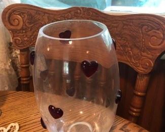 Heart Vase $12