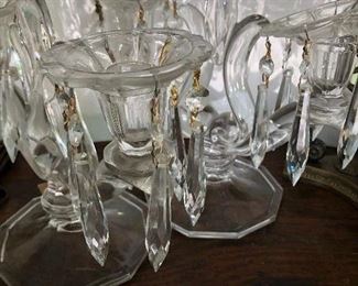 Crystal items and other glassware