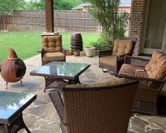 Outdoor patio set