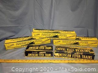 Vintage American Flyer Train Boxes Only