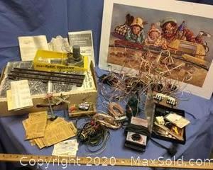 Miscellaneous American Flyer And Signed Print