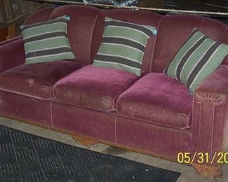 1920's Mohair sofa