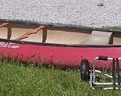 Old Town canoe and mover  -   15 1/2 ft.