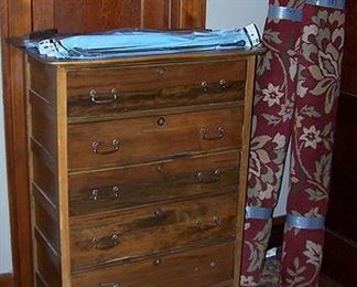 High boy dresser, area rugs