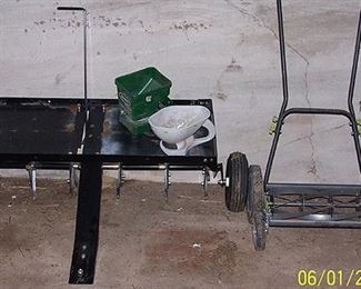 Aerator and push mower