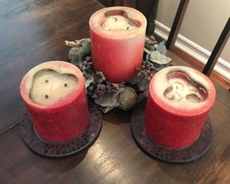 3 Candle Set