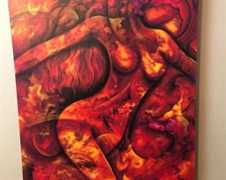 Female Nude Painting - Matt Jones