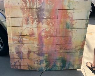 Wooden Buddha Wall hanging
