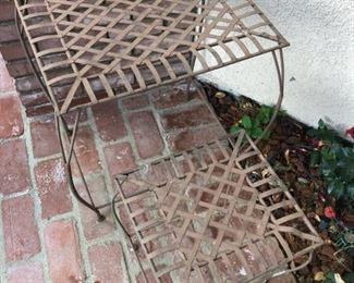 2 Metal Tables