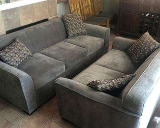 2 Piece Sofa with Queen Sleeper
