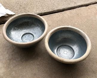Metal and Wood Bowls