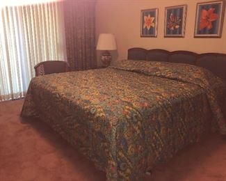 Mid Century King bed