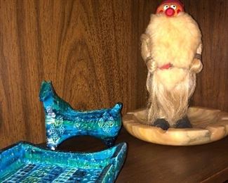 Bitossi Aldo Londi Blue Italian pottery