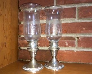 Some nice sterling candlesticks