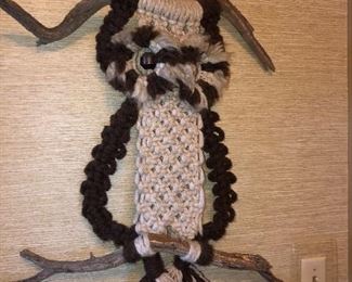 Macrame owl