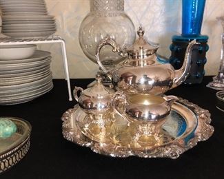 Silverplate Tea set
