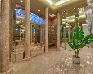 This entire bathroom is being remodeled so we are selling everything in here - see further pictures of this amazing pink marble bathroom! with 24K gold fixtures!!!!
