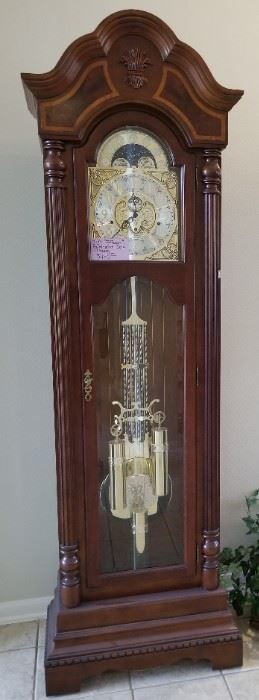 Sligh "Jefferson" grandfather clock w/Cherry finish - $750