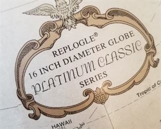 Replogle 16" diameter globe, Platinum Classic Series - $75