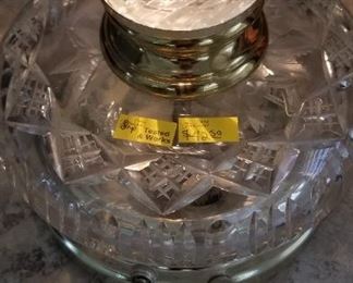 Glass lamp - $42.50