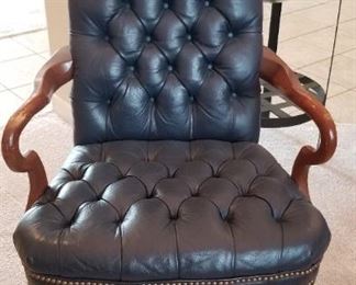 LaZboy bonded leather office/desk chair - $100