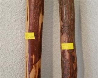 Wooden canes and walking sticks - $6.50 to $24.50