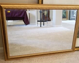 Gold-tone mirror - $55