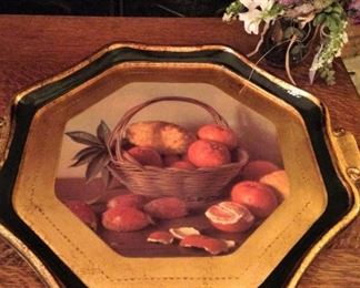 Octagon Florentine fruit tray