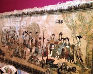 Antique Asian tapestry