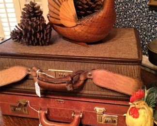 Decorative vintage luggage