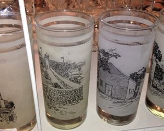 Vintage glasses from oil wells to the Alamo