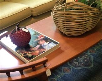 Coordinating maple coffee table