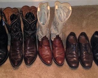 Men's boots and shoes