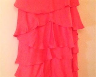 Fun and beautiful ruffled evening wear