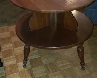 Mid Century Round End  Table $50.00  For Appointment Please Call (760)662-7662  or Email tanya@crowncityestatesalebytanya.com