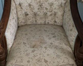 Vintage Chair $45.00 For Appointment Please Call (760)662-7662  or Email tanya@crowncityestatesalebytanya.com