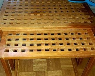 End tables $ 20.00 for pair For Appointment Please Call (760)662-7662 or Email tanya@crowncityestatesalebytanya.com