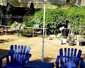 Outdoor Adirondack Chairs $30.00 for pair For Appointment Please Call (760)662-7662 or Email tanya@crowncityestatesalebytanya.com